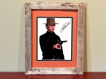 Signed Clint Eastwood Photo