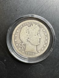 1915 Barber Silver Quarter