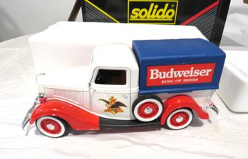 Solido Budweiser Prestige Delivery Truck  1:19 Die Cast Car New In Box