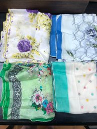 4 Vintage Scarves