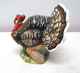 Vintage Goebel Ceramic Turkey Figure 1978