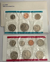 1980 US Mint Uncirculated Coins