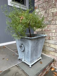 Restoration Hardware Med Estate Zinc Ring Square Planters 1 Of 3