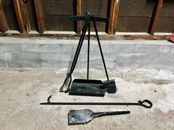 Small Group Of Fire Place Tools