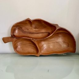 A Vintage Monkey Wood Nut Tray