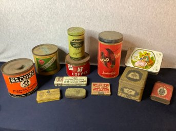 Vintage Tin Lot