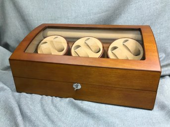 Like New $395 Automatic Watch Winder For Rolex - Breitling - Patek - Cartier - ANY SELF WINDING WATCH - JQUEEN