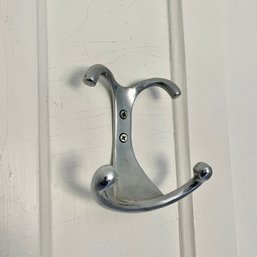 A Metal Double Robe Hook - Bath A23