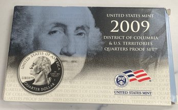 2009 United States Mint District Of Columbia And US Territories Quarters Proof Set