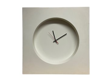 Large Modern White Clock