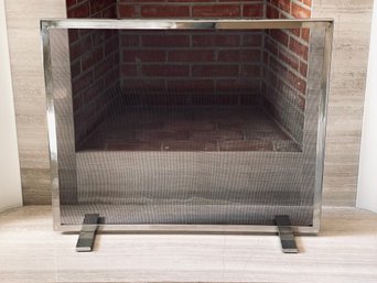 Stainless Steel Fireplace Screen