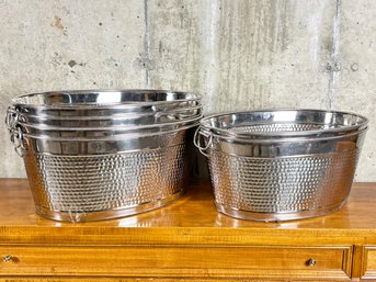 Polished Alloy Ice Buckets And Drink Coolers - 2 Sizes