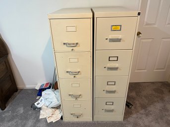 2 Metal File Cabinets