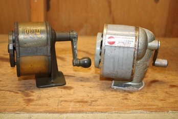 Pair Of Vintage Pencil Sharpeners