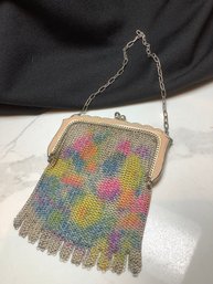 Vintage Mesh Whiting Purse