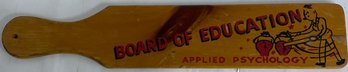 1960's Board Of Education Paddle