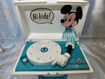 1960s Mickey Mouse Record Player