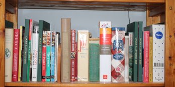 Shelf Full Of Cookbooks With Cook's Illustrated, Joy Of Cooking, Pillsbury And More - Lot Two