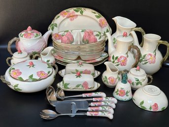 Another Assortment Of Tableware By Franciscan, Desert Rose Pattern