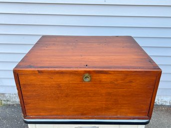 Antique Storage Chest With Drawers Made From An Antique Silver Chest