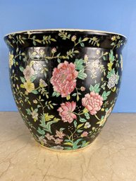 Vintage Large Chinese Porcelain Bowl Planter