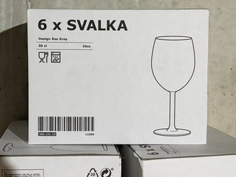 20 Plus Cases Of Modern Ikea Wine Glasses, That's Over 120!