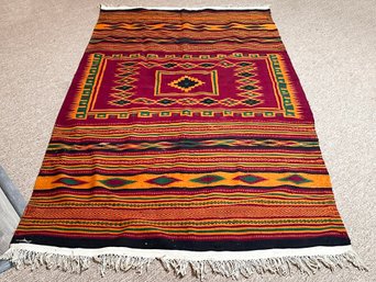 A Fine Quality Zapotex (Oaxacan) Wool Rug