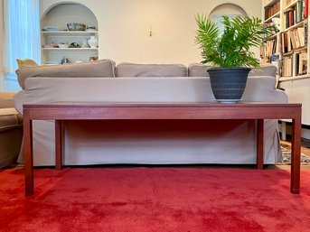Danish Mid Century Modern Teak Sofa Table Designed By Borge Mogensen, With Original Label