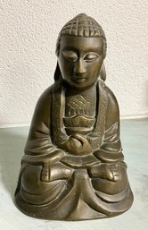 Sitting Buddha Bronze (?) Sculpture