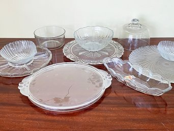 Vintage Glass Serving Ware