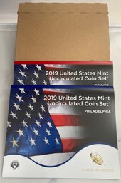 2019 United States Mint Uncirculated Coin Set Denver And Philadelphia