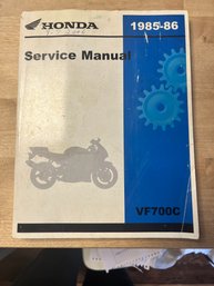 Honda Service Manual 1985-86      LOT - ZZ