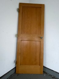 An Oak 2 Panel Quality Door