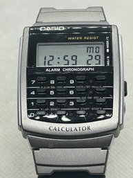 CASIO 'back To The Future' Calculator Alarm Chronograph- Sharp Looking- Never Worn