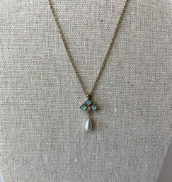 Vintage Avon Chain With Pendant, 9 Inches