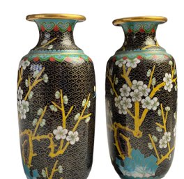 Set Of Two Asian Style Vases