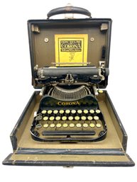 Antique Corona No. 3 Folding Typewriting Machine.