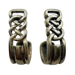 Vintage Sterling Silver Celtic Knot Earrings