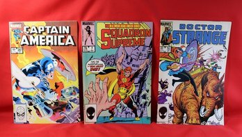 Captain America Squadron Supreme  Doctor Strange Comic Lot