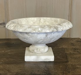 Vintage Marble Bird Bath- No Birds