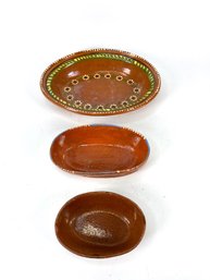 Trio - Early Mexican Clay Bowls