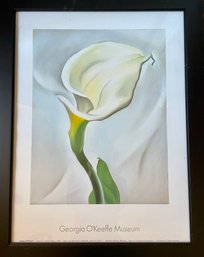 Georgia O'Keeffe Museum 'calla Lily Turned Away' Framed Poster