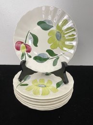 Vintage Blue Ridge Southern Pottery Plate Set