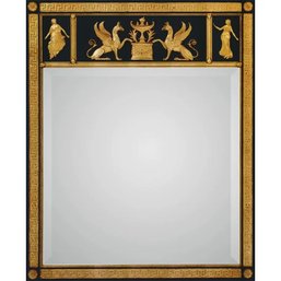 Friedman Brothers Pompeii Wood Wall Mirror ( Retail $4,607 )
