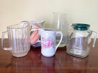 Pitchers - Glass And Ceramic, Vintage And New!