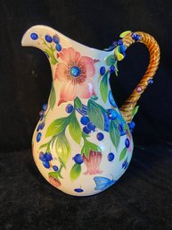 J Mccall Blue Skye Pitcher