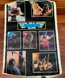 6 Vintage Rock & Roll Mystery Poster Lot ~ The Kinks, Van Halen & More ~