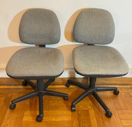 2 Shepard Adjustable Rolling Office Chairs