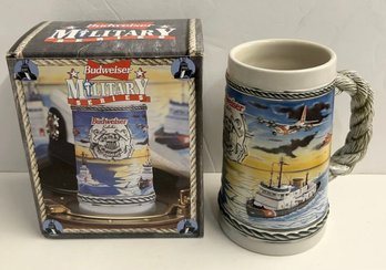 Anheuser-Busch Budweiser US Armed Forces 1996 Coast Guard Stein