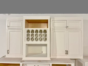 A Set Of 3 High Quality Custom - Inset - Upper Cabinets